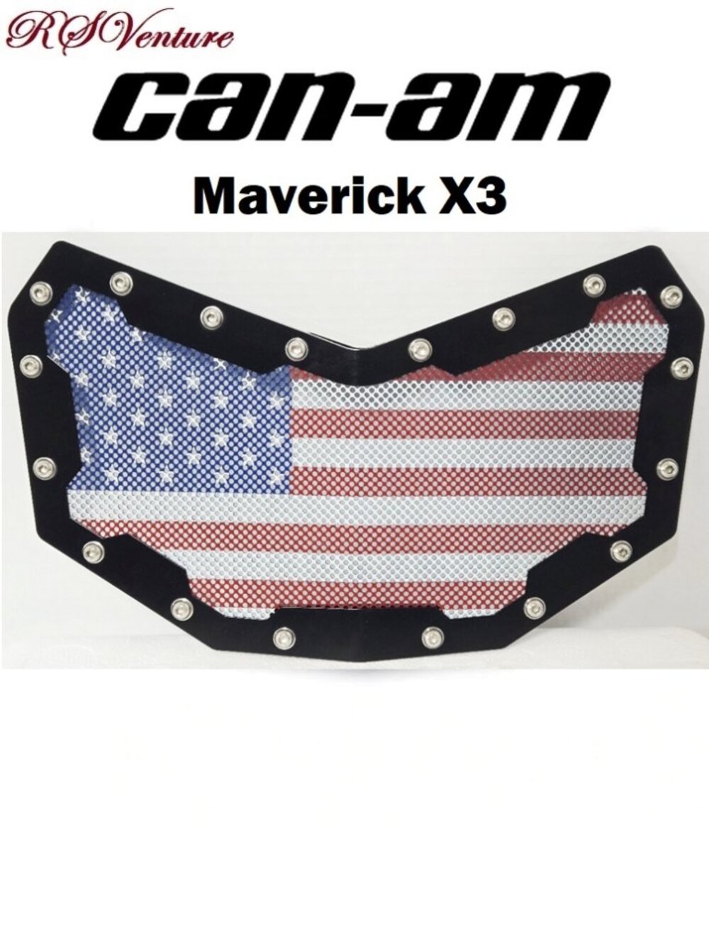 Can-Am Maverick X3 US Flag Mesh Grille